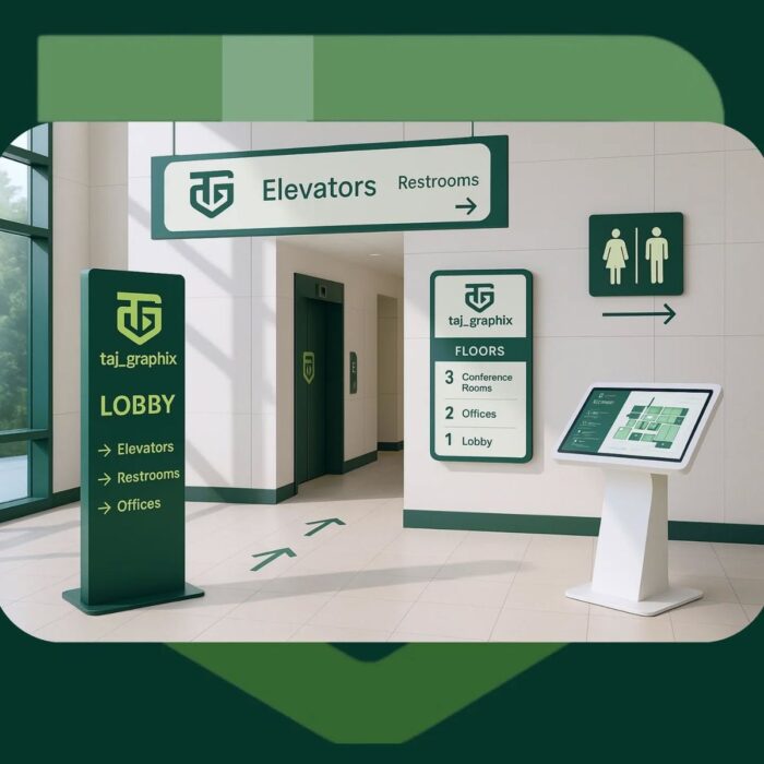 Directional Signage – The Print Bubble